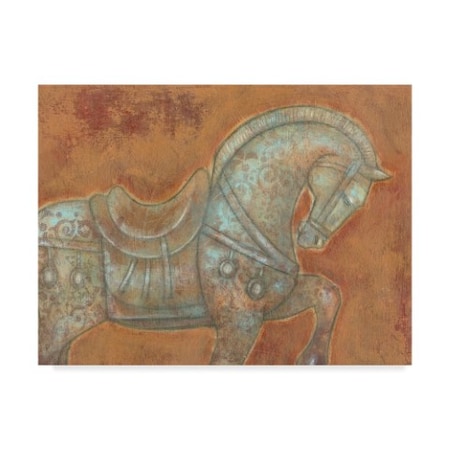 TRADEMARK FINE ART Norman Wyatt 'Tang Horse I' Canvas Art, 18x24 WAG02452-C1824GG